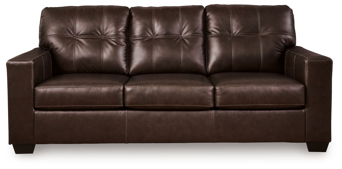 Santorine - Queen Sofa Sleeper - Dark Brown - Fraser Furniture & Mattresses