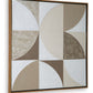Harelman - Tan / Taupe / White - Wall Art