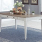 Skempton - RECT DRM Table w/Storage - White - Fraser Furniture & Mattresses