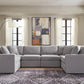 Modmax - U-Shaped Sectional - Granite