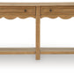 Whitmund - Console Sofa Table - Light Brown