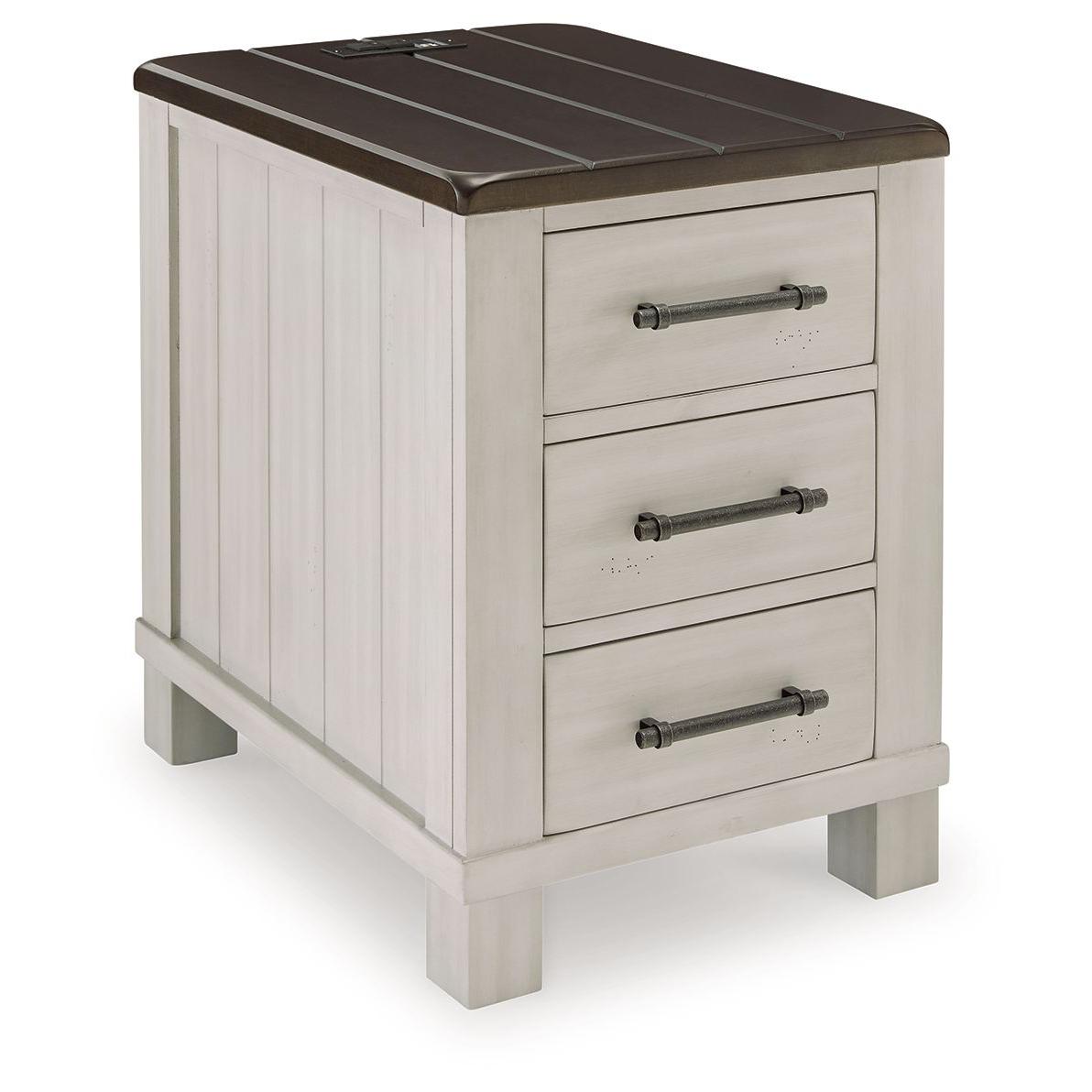 Darborn - Gray / Brown - Chair Side End Table