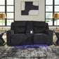 Forest Lake - Power Reclining Loveseat With Console / Adj Headrest