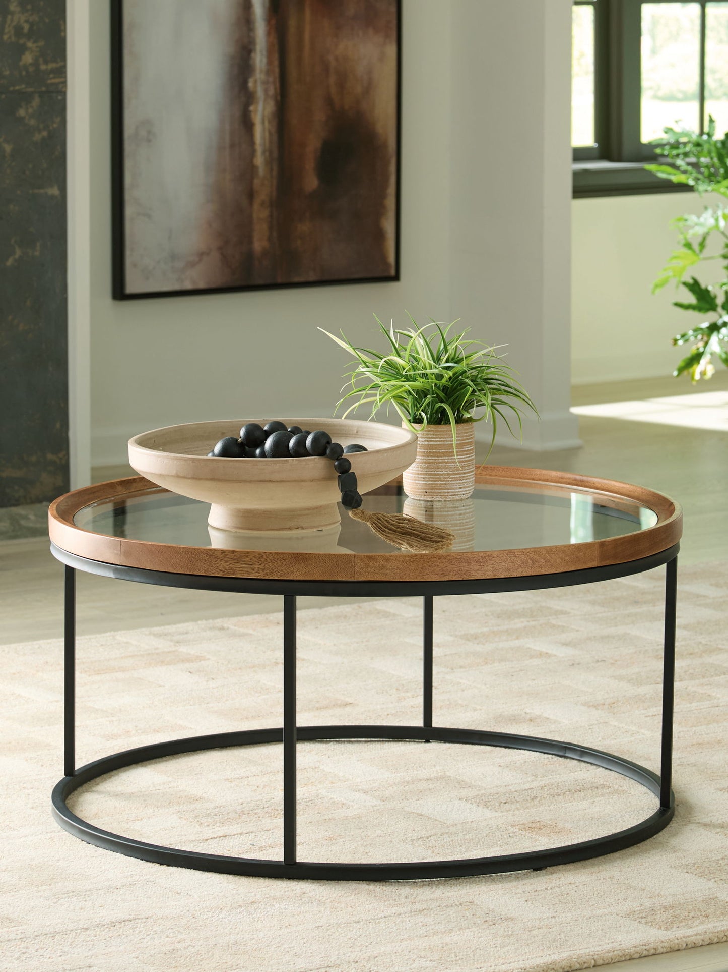 Noraluna - Round Table - Fraser Furniture & Mattresses