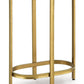 Porterville - Gold Finish - Accent Table