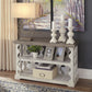 Havalance - Console Sofa Table - Gray / White - Fraser Furniture & Mattresses
