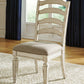 Realyn - Dining UPH Side Chair (Set of 2) - Ladderback - Chipped White