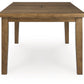 Urbinforte - Dining Room Butterfly Extension Table - Light Brown