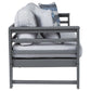 Amora - Charcoal Gray - Sofa With Cushion