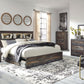 Drystan - Panel Bookcase Bed
