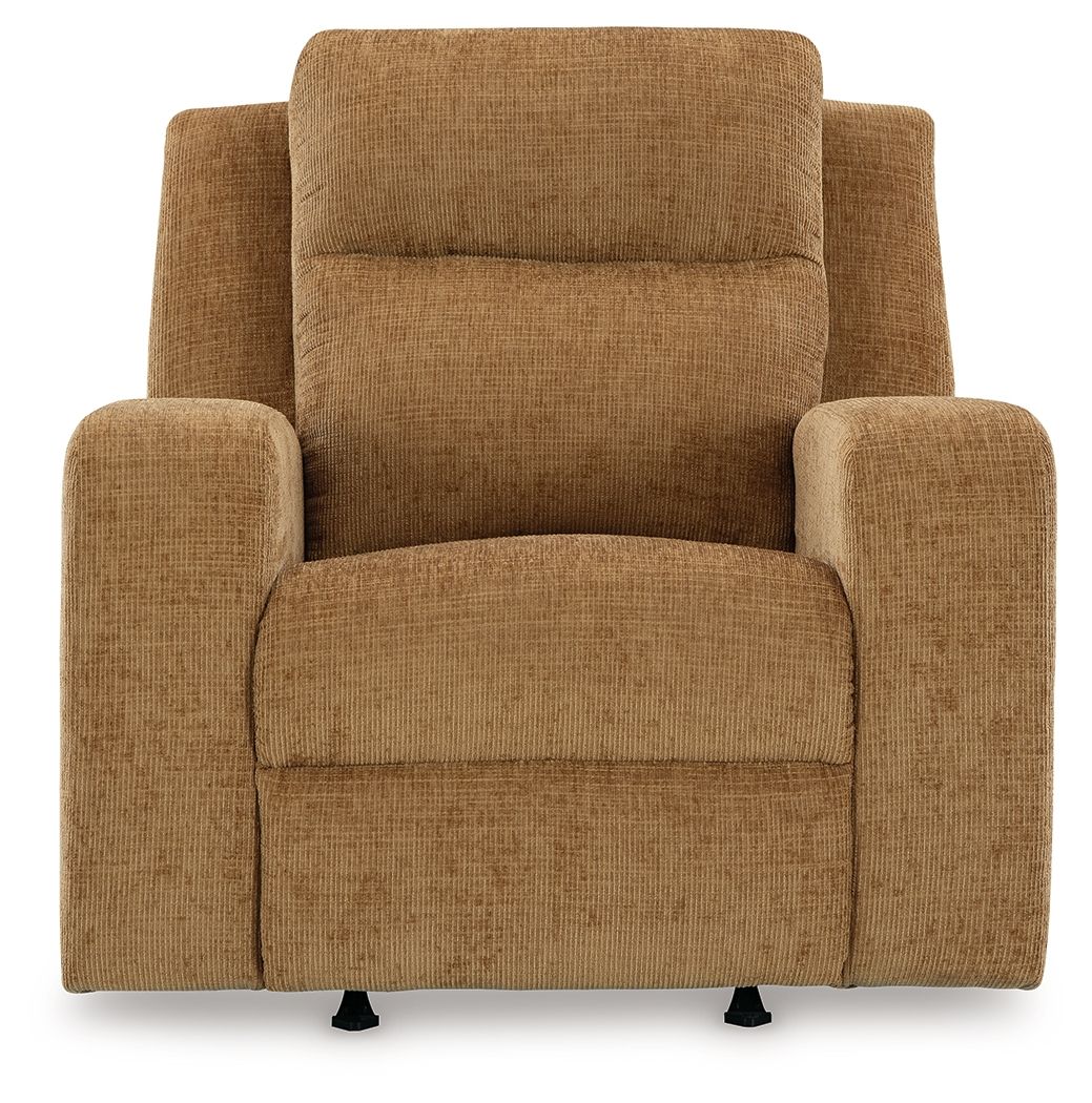 Kanlow - Honey - Rocker Recliner - Fabric