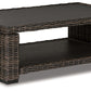 Grasson Lane - Rectangular Cocktail Table - Brown