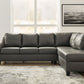 Valderno - 2-Piece Sectional With Raf Corner Chaise - Fog