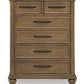 Karallin - Seven Drawer Chest - Medium Brown