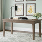 Janismore - Weathered Gray - Home Office Desk