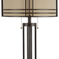 Hanswell - Metal Table Lamp  - Dark Brown - Fraser Furniture & Mattresses