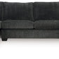 Hollyview - Shadow - 3-Piece Sectional With Raf Corner Chaise