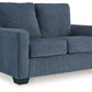 Rannis - Navy - Twin Sofa Sleeper - Fabric