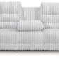 Rhines Falls - Reclining Power Sofa With Drop Down Table - Alloy