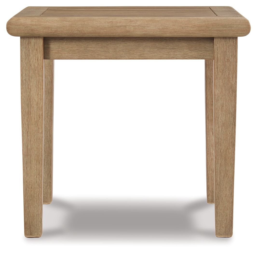 Gerianne - Square End Table - Brown - Fraser Furniture & Mattresses