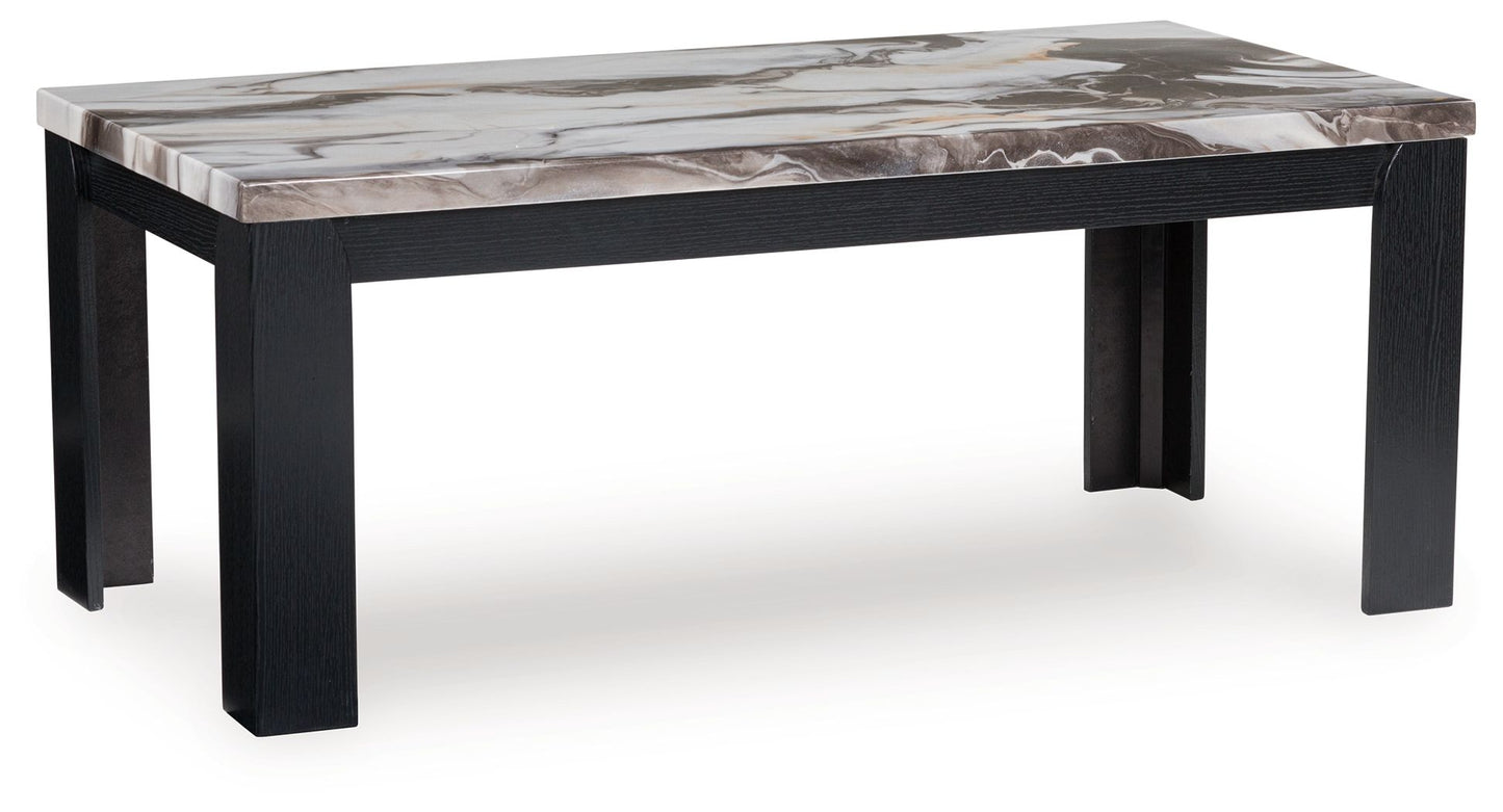 Jazmore - Dark Brown - Occasional Table Set (Set of 3)