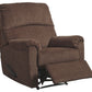 Nerviano - Chocolate - Zero Wall Recliner - Fabric