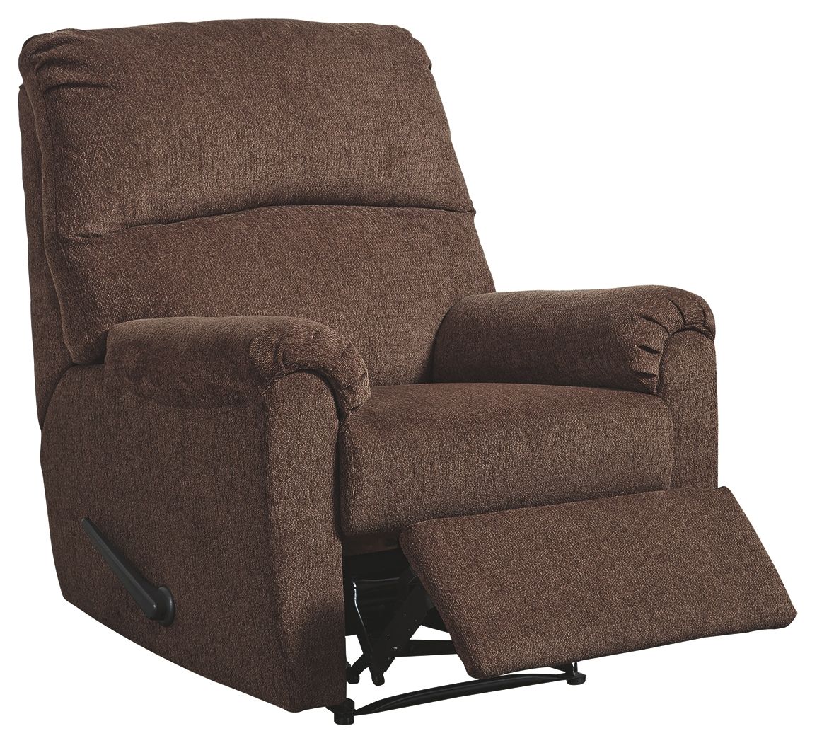 Nerviano - Chocolate - Zero Wall Recliner - Fabric