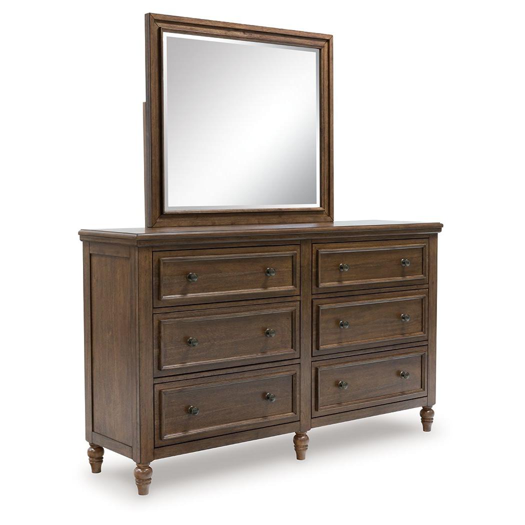 Sturlayne - Brown - Dresser And Mirror