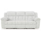 Frohn - Snow - Reclining Sofa - Fabric