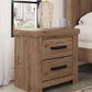 Oliandon - Two Drawer Night Stand - Light Brown