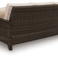 Monterey Point - Sofa With Cushion - Dark Brown