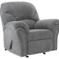 Allmaxx - Pewter - Rocker Recliner