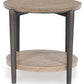 Dyonton - Light Grayish Brown - Round End Table