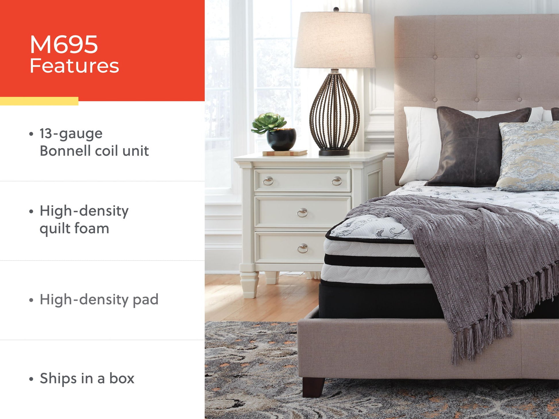 8 Inch Chime Innerspring - Firm Mattress - Fraser Furniture & Mattresses