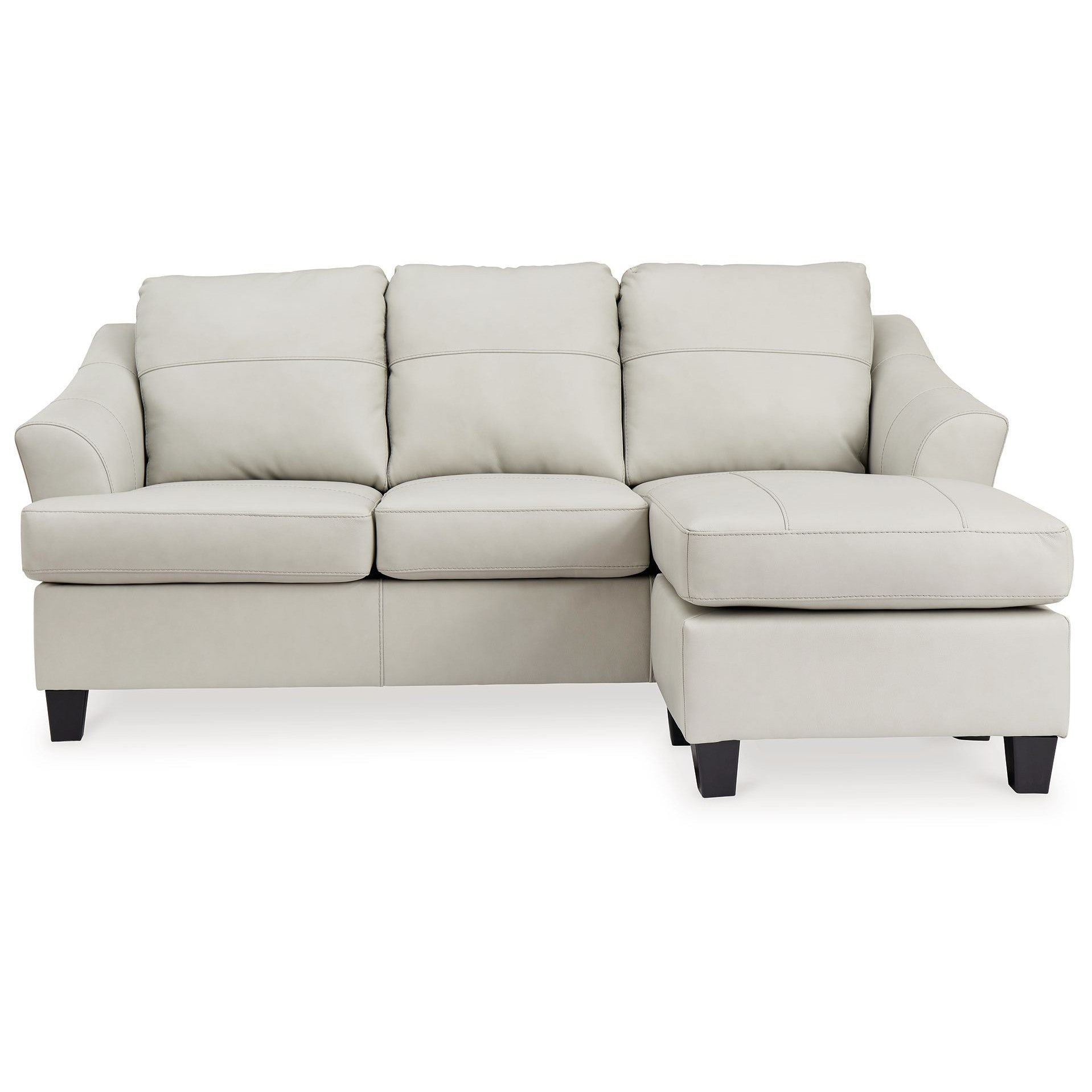 Genoa - Coconut - Sofa Chaise - Leather Match