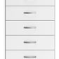 Flannia - White - Five Drawer Chest - 46" Height