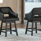 Tallenger - Upholstered Swivel Barstool (Set of 2)