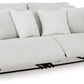 Top Tier - Alloy - 2-Piece Sectional Loveseat With RAF And LAF Recliner