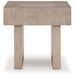 Jorlaina - Light Grayish Brown - Square End Table