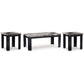 Jazmore - Dark Brown - Occasional Table Set (Set of 3)