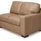 Bandon - Toffee - 4-Piece Sectional With Raf Loveseat - Leather Match