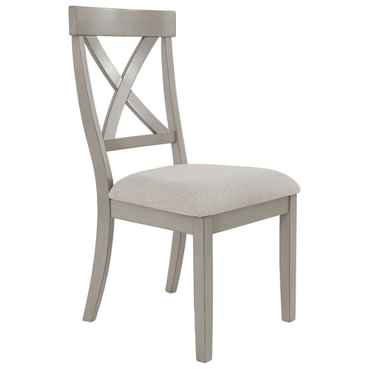 Parellen - Gray - Dining Uph Side Chair (Set of 2)