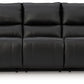 Glossmore - Reclining Sofa - Black