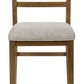 Cabalynn - Oatmeal / Light Brown - Upholstered Barstool (Set of 2)