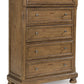 Feddinger - Medium Brown - Five Drawer Chest