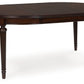 Lavinton - Brown - Oval Dining Room Extension Table