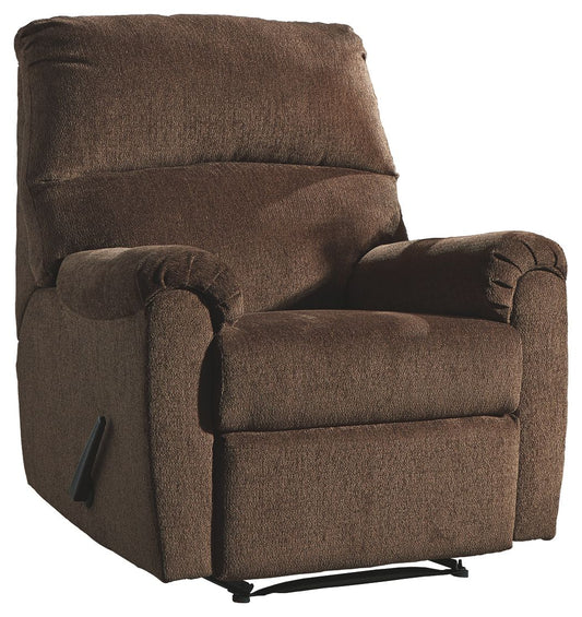 Nerviano - Chocolate - Zero Wall Recliner - Fabric