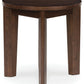 Korestone 2 - Dark Brown - Round End Table