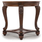 Norcastle - Dark Brown - Round End Table