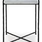 Ashber - White / Black - Accent Table